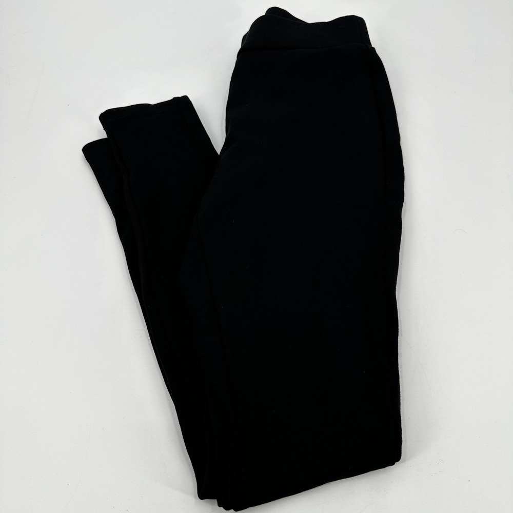 Miraclebody Black Ponte Knit Pull On‎ High Rise Skinny Leg Pants Womens Size O